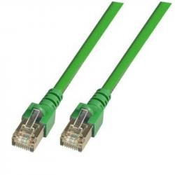 Медна пач корда RJ45 Пач кабел F-UTP, кат. 5e, PVC, CCA, зелен Изберете дължина 1 метър