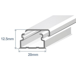 Кабелен канал 20 x 12.5 мм