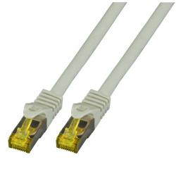 Медна пач корда RJ45 Пач корда S/FTP, Cat.6A, LSZH, Cat.7 Raw cable, сива, 1м.