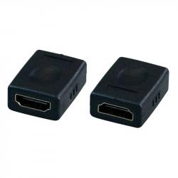 Свързващ адаптер HDMI женски към HDMI женски, черен