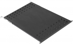 Тава/Рафт Фиксирана тава за комуникационен шкаф 1000 мм дълбочина, черна