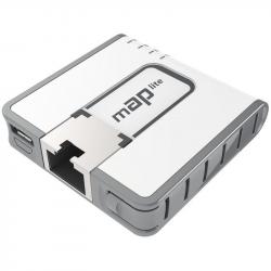 Безжично у-во MikroTik mAP Lite RBmAPL-2nD, 64MB RAM, 1xLAN 10-100, 802.3af-at