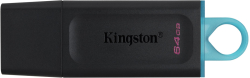 KINGSTON DataTraveler Exodia 64GB, USB 3.2 Gen 1, Черен