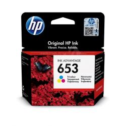 Касета с мастило HP 653 Tri-color Original Ink Advantage Cartridge