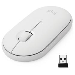 Mouse-Logitech-M350-Wireless-Bluetooth-White