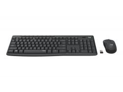 Клавиатура Комплект Logitech MK295 Graphite black, БДС кирилизация, 920-009800