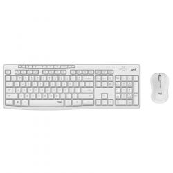 Клавиатура Безжичен комплект клавиатура и мишка Logitech MK295 OFF WHITE
