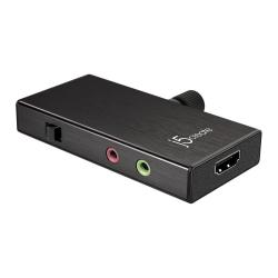 Мултимедиен продукт Кепчер адаптер j5 create JVA02, HDMI към USB-C, PD, Черен