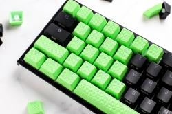 Продукт Капачки за клавиатура Ducky Green 31-Keycap Set Rubber Backlit Double-Shot US Layout