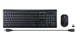Клавиатура A4tech 4200N, комплект клавиатура и мишка, безжичен, черен цвят