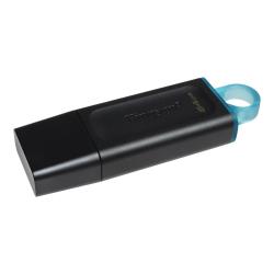 USB флаш памет Kingston 64GB USB3.2 Gen 1 DataTraveler Exodia (Black + Teal), EAN: 740617309829