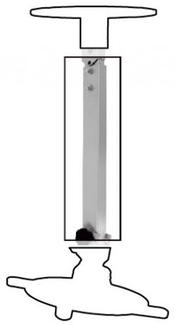  Удължителна колона OMB 06213 EXTENSION 30 300-500 BK