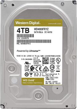 Хард диск / SSD Western Digital Gold 4TB SATA 6Gb-s 3.5inch 256MB cache