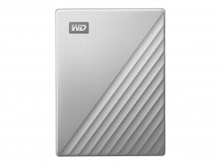 Хард диск / SSD WD My Passport Ultra, 4TB, USB-C, Метален, Сребрист