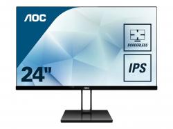 Монитор AOC 24V2Q LCD 23.8inch 16:9 IPS Full HD 250 cd-m2 5 ms HDMI- MHL DP