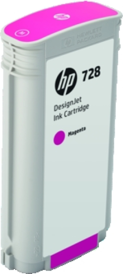 Касета с мастило HP 728 original 130-ml Magenta Ink cartridge F9J66A