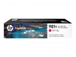 Касета с мастило HP 981Y original Extra High Yield Magenta PageWide Cartridge L0R14A