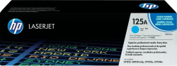 Тонер за лазерен принтер HP 125A Colour LaserJet original toner cartridge cyan standard capacity на най-ниска цени