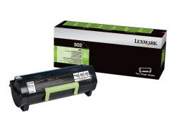 Тонер за лазерен принтер LEXMARK 502 toner cartridge black standard capacity 1.500 pages 1-pack return program
