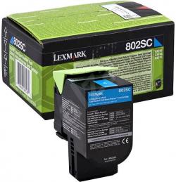 Тонер за лазерен принтер LEXMARK 802SC toner cartridge cyan standard