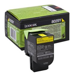 Тонер за лазерен принтер LEXMARK 802SY toner cartridge yellow standard capacity