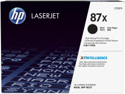 Тонер за лазерен принтер HP 87X original Toner cartridge CF287X black HY