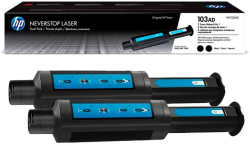 Тонер за лазерен принтер HP 103AD Neverstop Toner Reload Kit 2-Pack