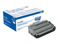 Тонер за лазерен принтер Brother TN-3520, оригинален, за Brother HL-L6400DW/ HL-L6400DWT, 20000 копия,черен