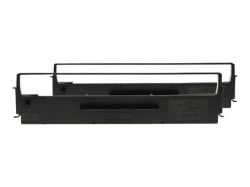Лента за матричен принтер EPSON Black Ribbon Cartridge for LQ-350-300+-300+II, Dualpack