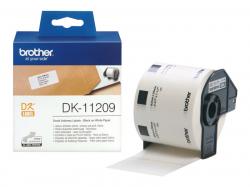 Хартия за принтер BROTHER P-Touch DK-11209 die-cut adress label small 29x62mm 800 labels