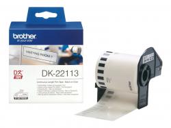 Хартия за принтер BROTHER P-Touch DK-22113 transparant continue length film 62mm x 15.24m