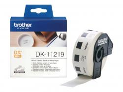 Хартия за принтер BROTHER P-Touch DK-11219 die-cut round label 12x12mm 1200 labels