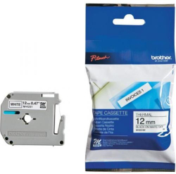 Касета за етикетен принтер Brother MK231BZ, за Brother P-Touch PT-55/PT-55P/PT-65/PT-65LB, ширина 12 мм