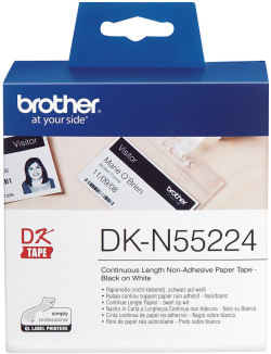 Касета за етикетен принтер BROTHER DKN55224 paper roll endless withe 30 48m non-adhesive