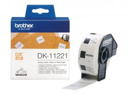 Касета за етикетен принтер BROTHER DK11221 SQUARE LABEL 23X23MM