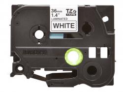 Касета за етикетен принтер BROTHER TZE261 Tape laminate BLACK ON WHITE 36mm