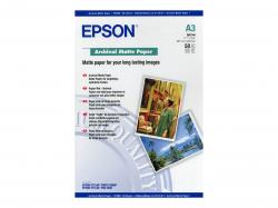 Хартия за принтер EPSON Matte archival paper inkjet 192g-m2 A3 50 sheets 1-pack