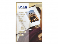 Хартия за принтер EPSON Premium glossy photo paper inkjet 255g-m2 100x150mm 40 sheets 1-pack