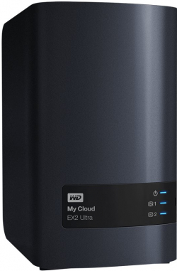 Мрежов сторидж (NAS/SAN) Western Digital My Cloud EX2 Ultra NAS 8TB, 64MB cache, 2x USB 3.0, 1x RJ45