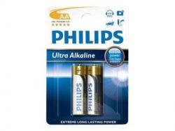 Батерия PHILIPS LR6E2B-10 Batteries PHILIPS Ultra alkaline AA LR6 BLISTER OF 2