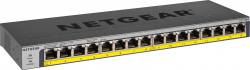 Комутатор/Суич NETGEAR 16PT POE-POE+GIGABIT UNMANAGED SWITCH