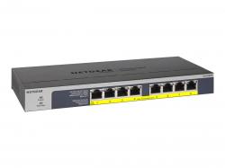 Комутатор/Суич NETGEAR 8-Port PoE-PoE+ Gigabit Ethernet Unmanaged Switch GS108LP
