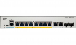 Комутатор/Суич CISCO Catalyst 1000 8-Port Gigabit data-only 2 x 1G SFP Uplinks LAN Base