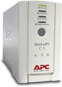 Непрекъсваемо захранване (UPS) APC CS 650VA/400 W, 230V, DB-9, USB, RS-232, Off-line