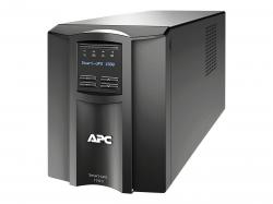 Непрекъсваемо захранване (UPS) APC Smart-UPS SMT1500IC UPS AC 220-230-240V 1000Watt 1500VA RS-232 USB output connectors 8 Black with APC SmartConnect на най-ниска цени