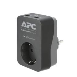 Контакт APC Essential SurgeArrest 1 Outlet 2 USB Ports Black 230V Germany