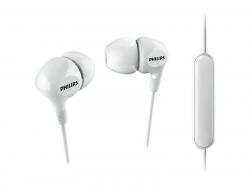Слушалки Philips In-ear headphones with mic 8.6mm  white