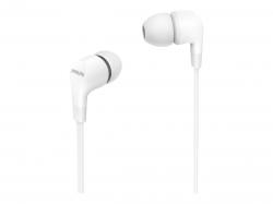 Слушалки PHILIPS In-ear headphones with mic 8.6mm drivers white