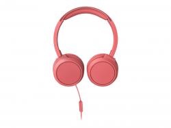 Слушалки PHILIPS Headphones with mic pink 32mm speaker