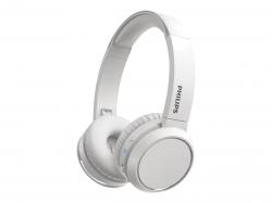 Слушалки PHILIPS Wireless On Ear Headphone with mic 32mm drivers-closed-back white